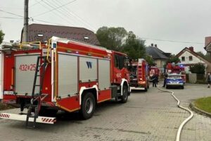 Pracownicy Miejskiego Centrum Monitoringu powiadomili strażaków. Fot. OSP Centrum